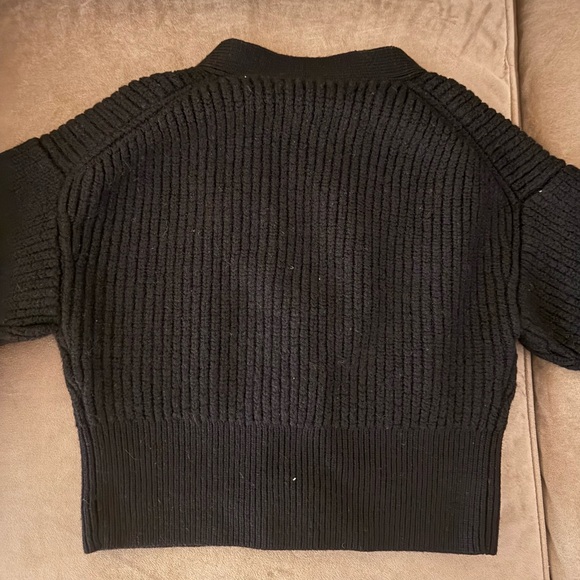 Babaton Black Button-Up Cardigan Sweater - Picture 3 of 3